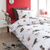 Bedding House Cute Cats Cotton Quilt Cover Set Single V442-HIN-QUILTCS-CUTECATS-MULTI-SB