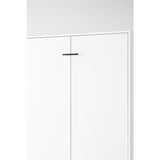 Queen DIY Wall Bed Hardware Kit with Black handle Frame & Mechanism for Custom Build V63-953611