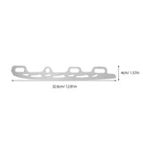 1 Pair Plated Stainless Steel Figure Skate Blades and Wear-Resistant for Ice Skating Performance V1192-AZ-W-21257