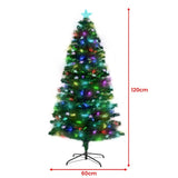 Christabelle 1.2m Enchanted Pre Lit Fibre Optic Christmas Tree Stars CMT-JFA-120-OPF