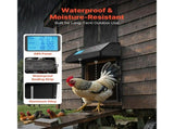 Automatic Chicken Coop Door, Battery Powered Chicken Coop Door with Timer & Manual Setting, V952-JSKMQHSSKGDCAG9SN001V9