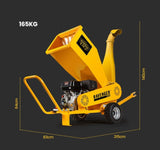 MICHIGAN 18HP 420cc Petrol Commercial Wood Chipper, Towable, Tree Mulcher - Ravenger 1950 V219-CHPTEAMCHC2M0