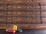 Iron Thread Holder Wall Mounted Sturdy Household Braiding Rack for Sewing Storage V1366-AZ2-W-12079