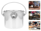 Fire Extinguisher Bucket Airtight Stainless Steel for Outdoor V1366-AZ2-W-17458