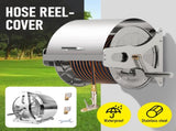 Large Stainless Steel Garden Hose Reel Cart Portable Pipe Holder With Rainproof Sunscreen Protection V985-HOSEREELCOVER