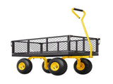 900 Lbs Heavy Duty Steel Garden Cart, Garden Wagon Cart on Wheels, Outdoor Metal Yard Utility Wagon V952-ZXHYTCHH900L1UA7KV0