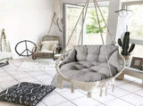 Thickened Hanging Chair for Indoor Outdoor Use - Breathable Nylon Spandex Supportive Seat V1370-AZ4-13611