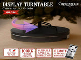 Christabelle 60cm 100kg Commercial Electric Shop Display Rotating Turntable Platform with Power 112_BKL101
