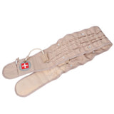 Lumbar Inflatable Traction Belt Support Back Pain Strain Relief Waist Belts MassagerBeige One Size V1294-YM0901-3117200100611