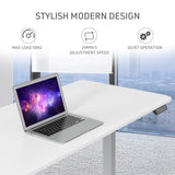 FORTIA Sit To Stand Up Standing Desk, 150x68cm, 72-118cm, Height Adjustable, 50kg Rated, Matte V219-ADKSSTFO5WTSA