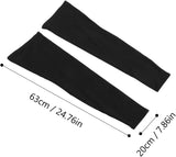 1Pair Thermal Cycling Leg Warmers for Men Women Fleece Lined Knee Sleeves for Outdoor Sports V1188-WTJ-LZZ-00896