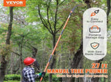 Manual Pole Saw, 2.24 m-8.24 m Extendable Tree Pruner, Sharp Steel Blade High Branches Trimming, V952-SDGZJBXZZK8M8DKWOV0