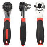8 Inch Adjustable Ratchet Socket Wrench,Performance Tool Dual Drive Flex Head Ratchet capacity from V1192-AZ-W-2978
