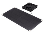 Solar Powered Fan Portable Monocrystalline Silicon 10W IP65 Waterproof Exhaust Fan for RV 18V V1294-YM0703-3114230003811