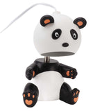 Candle Warmer Lamp Melting Wax Lamp Cute Panda Robot Shape with Timer Metal Frame G10 Bulb Candle V1294-YM0901-3119230105911