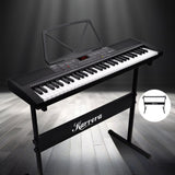 Karrera 61-Key Electronic Piano Keyboard 75cm with Stand - Black EKB-61-K33-STD
