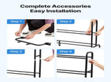3D Printer Filament Storage Rack, 4 Tier Heavy Duty Storage Shelf, Rolling Filament Spool Holders V952-3DDYSNJYDSSCMA4RR001V0