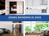 White PVC 3cm x 10m Self-Adhesive Thin Strip Cabinet Edging Strip 1 Roll V1369-AZ3-W-22519