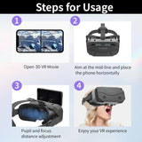 3D Vr Glasses With Smart Goggles For Smartphones V728-LP1005006861772387