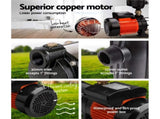 Giantz 1800W Max 5-Stage Garden Water Pump High Pressure Irrigation Booster Pump, Automatic PUMP-ST5-1800W-TPC