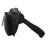 Pierre Cardin Mens Bum Bag Waist Pack Leather Travel Money Phone - Black V563-PC3718-BLACK