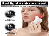 Microcurrent Facial Device,Latest Red Light TechnologyEnhances The Ability to Lift The Face and V1107-110-32898-WHT-15CM