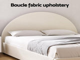 Artiss Bed Frame Gas Lift Strorage Beds Base Platform Boucle Fabric Double ELLA BFRAME-G-ELLA-D-BG-ABC