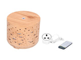 Aroma Diffuser 300ml Colorful LED Light Remote Control 35db Mute Hollow Wood Grain Appearance V1294-YM0901-3113210107813