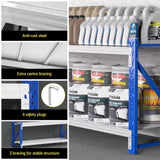 Giantz 2x 0.9M Garage Shelving Workbench Warehouse Rack WR-F-20060-900BG-ABX2