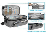 Double Layer Accessories Organizer with 2 Detachable Pouches, Large Storage Bag for V1192-AZ-W-11354