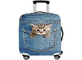 XL 29-32 Inch Elastic Cover with Zipper, Travel Suitcase Protector, Scratch Resistant V888-ELOSUNG13435