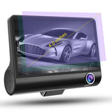 Full Hd 1080P 3-Channel Car Dvr With 4 Ips Screen 5Mp Camera And 170 Degree Wide Angle PRL-6856SMC