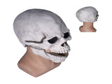 Scary Skull Mask with Movable Jaw Flexible Latex Halloween Costume Party Props Cosplay V1294-YM0714-3117210187711