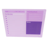 Dry Erase Planner Board Acrylic Desktop Calendar To Do List Schedule Board with Stand for Office V1294-YM0901-3117250051613