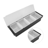 Condiment Caddy Durable Plastic Transparent Lid Detachable Design Multifunction Bar Fruit Caddy for V1294-YM0716-3118220150711