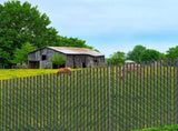 Bottom Locking Privacy Slats, Single-Wall Vertical Bottom-Locking Slats for Chain-Link Fence, V952-DBYSBTDBPE6FQ52L1V0