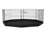 Dog Playpen, 8 Pcs 30"H x 24"W Panels Foldable Metal Pet Exercise, Dog Fence Indoor and Outdoor V952-XSYDCWWLXTSD48O5RV0