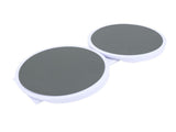2 Serving Trays and 2 Straight Tracks Reusable Tabletop Rotating Food Turntable Extension V1294-YM0901-3118240252011