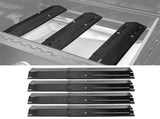 4 Sets Adjustable Grill Heat Plate Shield Heat Tent Replacement Parts Fit for Brinkman BBQ Gas Grill V1294-YM0901-3118200144011