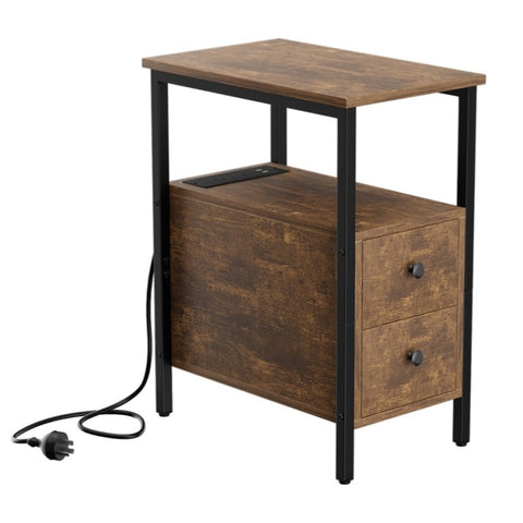 Levede Side Table Narrow Coffee End Table NI1055