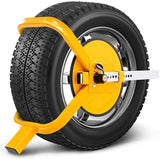 Wheel Clamp Defender Tyre Lock Adjustable for 13'' 14'' 15'' Truck SUV Trailer Caravan 195mm-230mm V985-WHEELLOCK