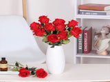 15 pieces of rose artificial flower home wedding Valentine's Day gift rose V1192-DRO-0020