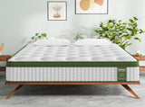 BedStory 34cm King Latex Hybrid Mattress Medium Firm - 5 Zone Pocket Spring Bed for Pressure Relief XFGH-MA-I-PC-34-K-GY