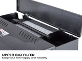 37L Aquarium With Bio Filter System LED Kit Curved Design Complete Kit MR-418