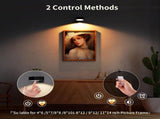 3 Pack Battery Operated Picture Lights, Magnetic LED Wall Art Display Lamp With Remote Control, 3 V1237-ZY-807-164