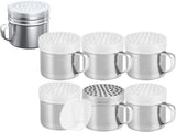 10 oz Metal Parmesan Cheese Shakers 1-pc 10 oz Stainless Steel Salt Pepper V1259-DP01-F-526