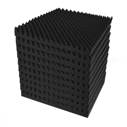 Alpha Acoustic Foam 40pcs 50x50x5cm Sound Absorption Proofing Panels Eggshell AFB-EGG-40