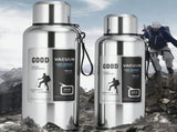 Antibacterial 316 Stainless Steel Vacuum Flask 800ml Tea Infuser & Insulated Bottle for Hot/Cold V1188-MS-306-005