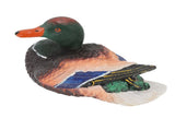 Simulation Water Floating Duck Sculpture Ornament Synthetic Resin Artware Fountain Pond Decoration V1294-YM0523-3111210410711
