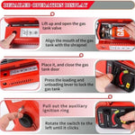 Portable Butane Gas Heater Camping Camp Tent Outdoor Hiking Camper Survival Red V201-SC001RE-AU